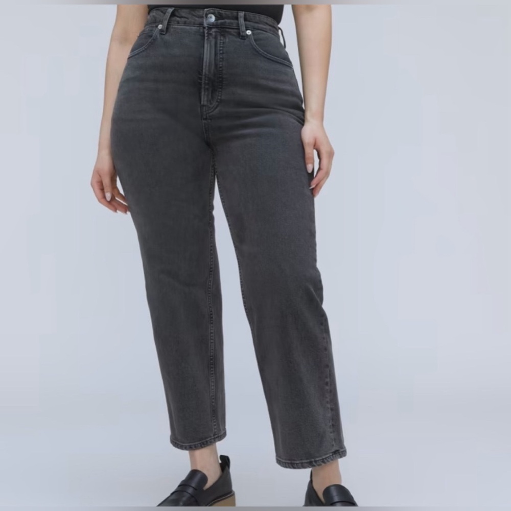 Everlane The Curvy Way-High Jean Washed Black Size 30 NWT